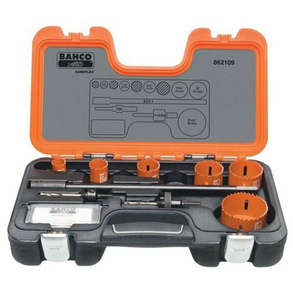 Williams Bahco Electrician'S Holesaw Set 9-Pcs 862109